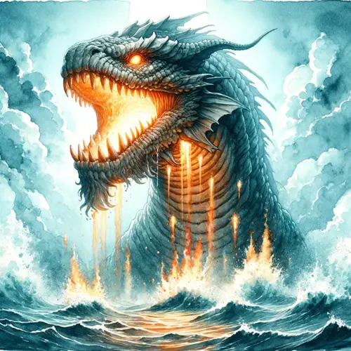 ¿En qué parte de la biblia se menciona a Leviathan?